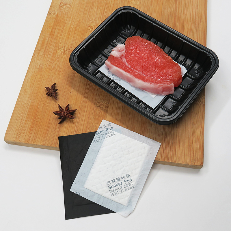 Almohadilla absorbente de frutas y alimentos de material de envasado de carne al por mayor