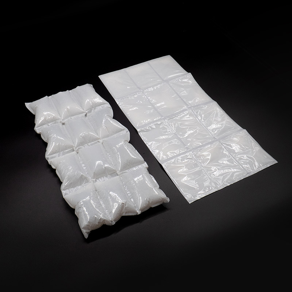 Bolsa de hielo desechable flexible y que ahorra espacio de 12 celdas