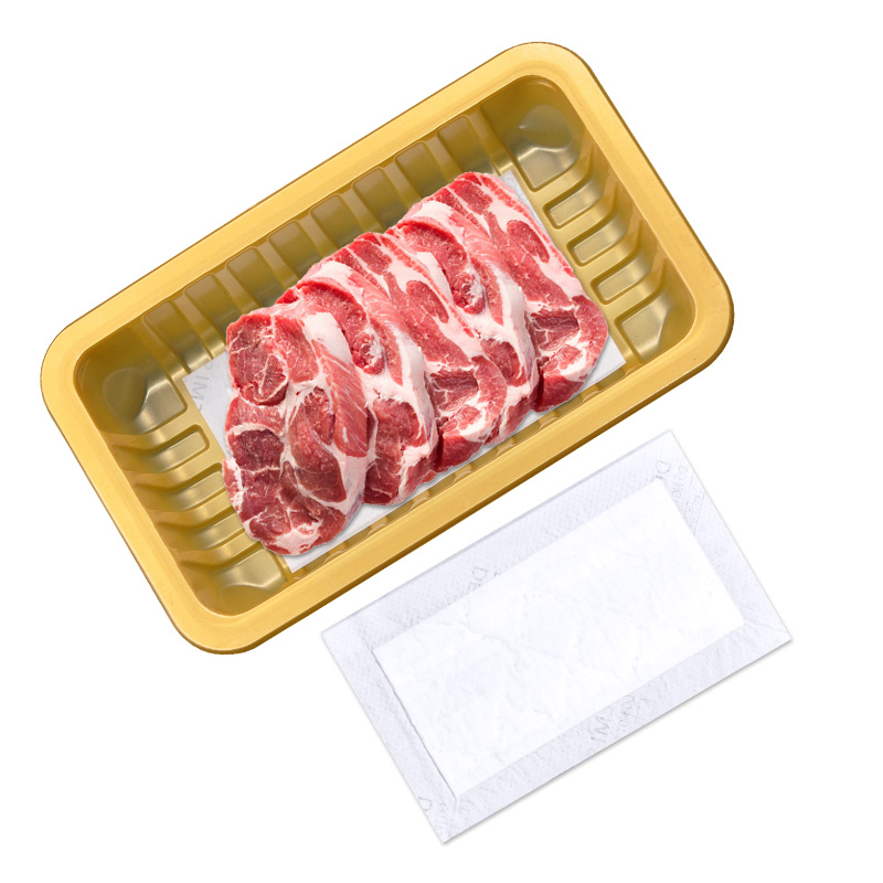 Almohadillas de carne absorbentes frescas de materia prima respetuosas con el medio ambiente